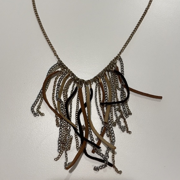 NUDE AE TRIBAL FRINGE NECKLACE - Picture 4 of 4